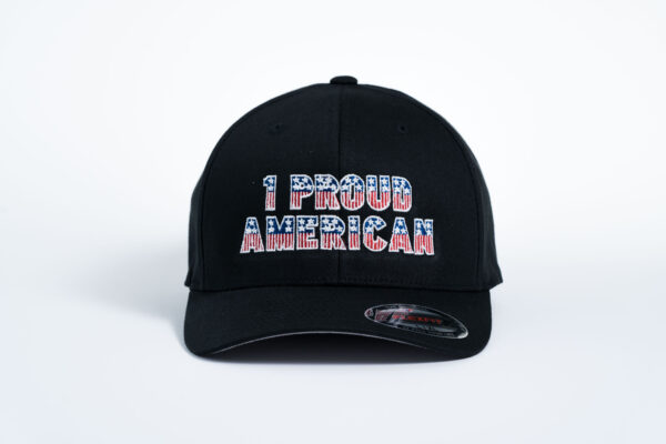 Style _ C813 Port Authority® Flexfit® Cotton Twill Cap SOLID BLACK WITH OFFICIAL LOGO (1)