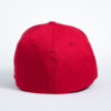 Style _ C813 Port Authority® Flexfit® Cotton Twill Cap SOLID RED – WHITE BLUE TEXT (3)