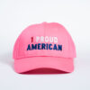 Style _ CP80 –Port _ Company® Six-Panel Twill Cap PINK RED WHITE BLUE TEXT (1)