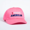 Style _ CP80 –Port _ Company® Six-Panel Twill Cap PINK RED WHITE BLUE TEXT (2)